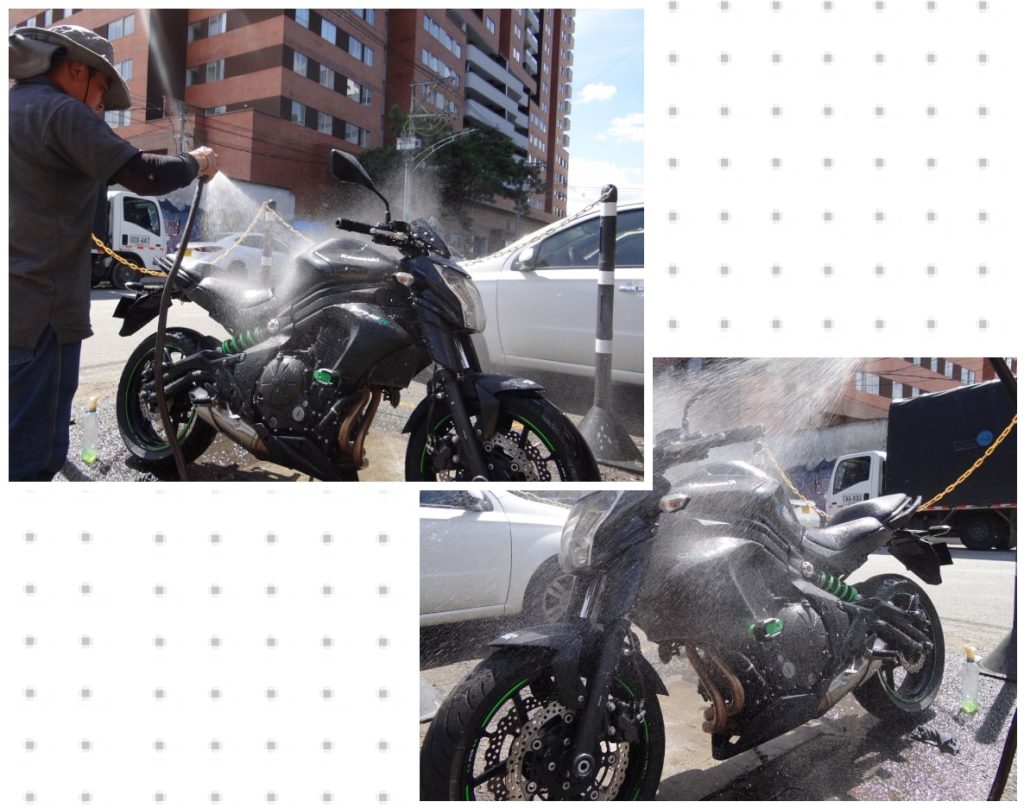 Servicios de Lavado y alistamiento para moto Spamotors